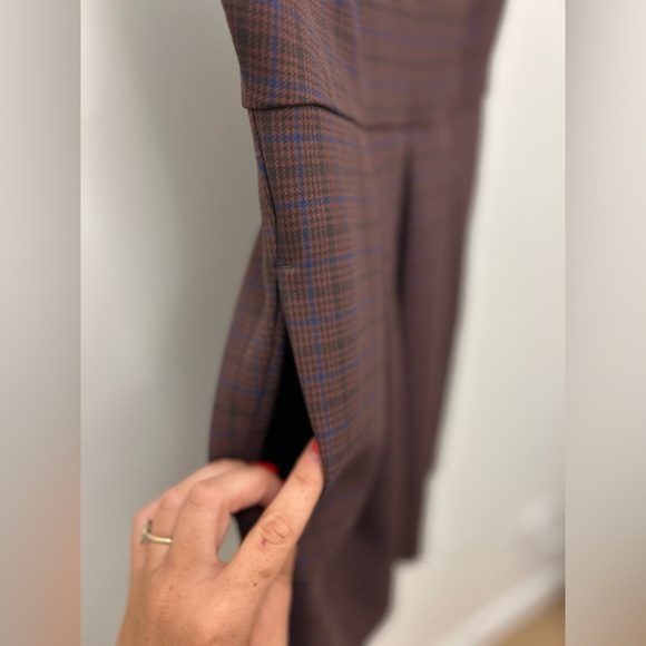 Sunday Best Brown Plaid Mini Dress - Picture 5 of 6